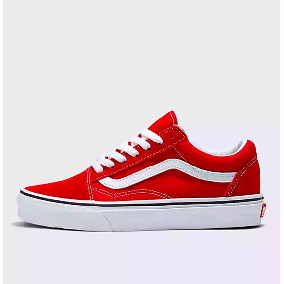 Vans Other - Classic Vans red with white trademark logo on the sides